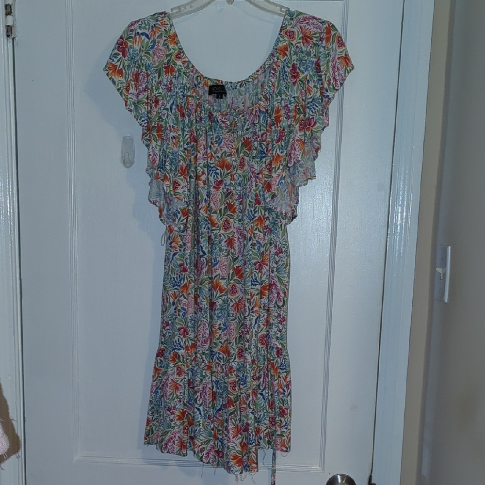 Rachel Zoe Colorful Floral Mini Dress